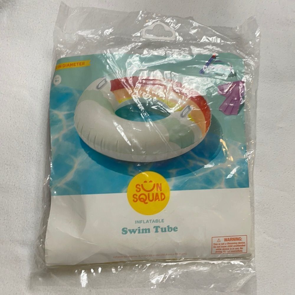 Son Squad Inflatable Swim Tube. 33 in Diameter